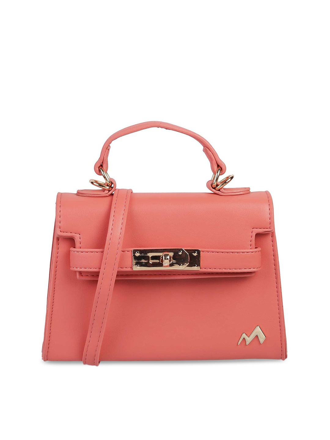 

Metro Pink Structured Satchel Bag