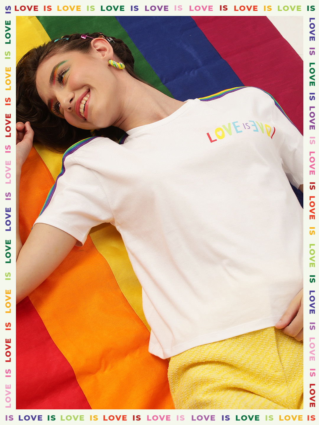 

DressBerry Women White Typography Printed T-shirt