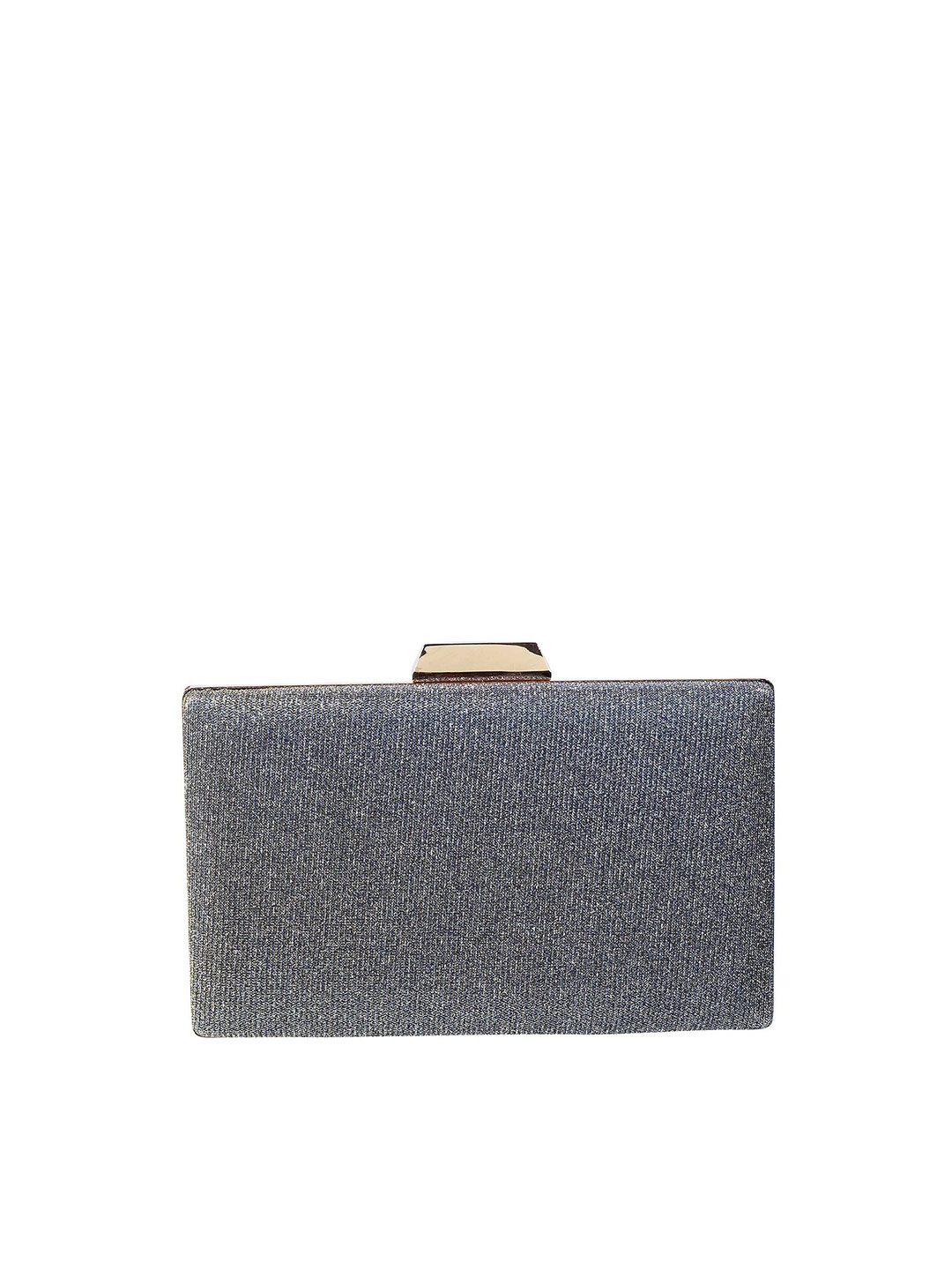 

WALKWAY by Metro Women Grey Embellished Box Clutch