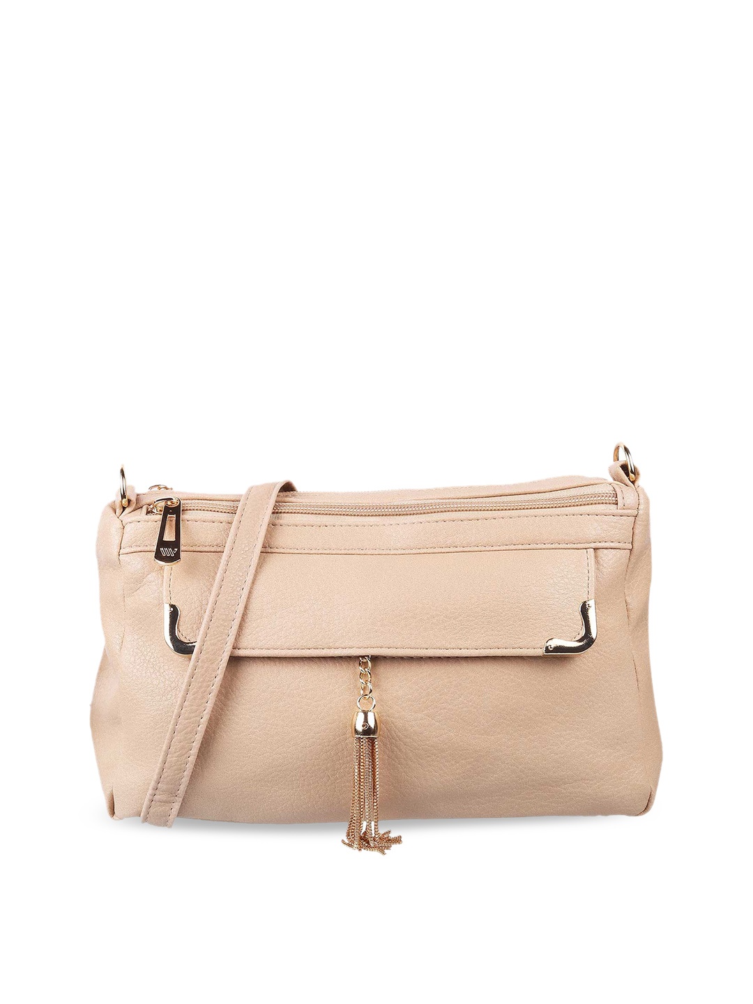 

WALKWAY by Metro Beige Textured Shopper Sling Bag