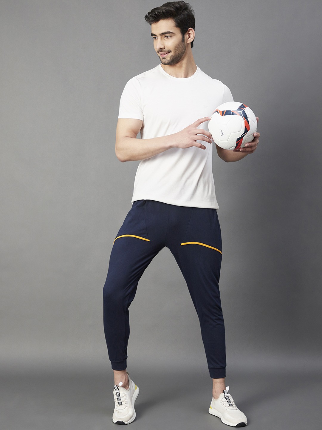 

Rigo Men Navy Blue Sports Joggers