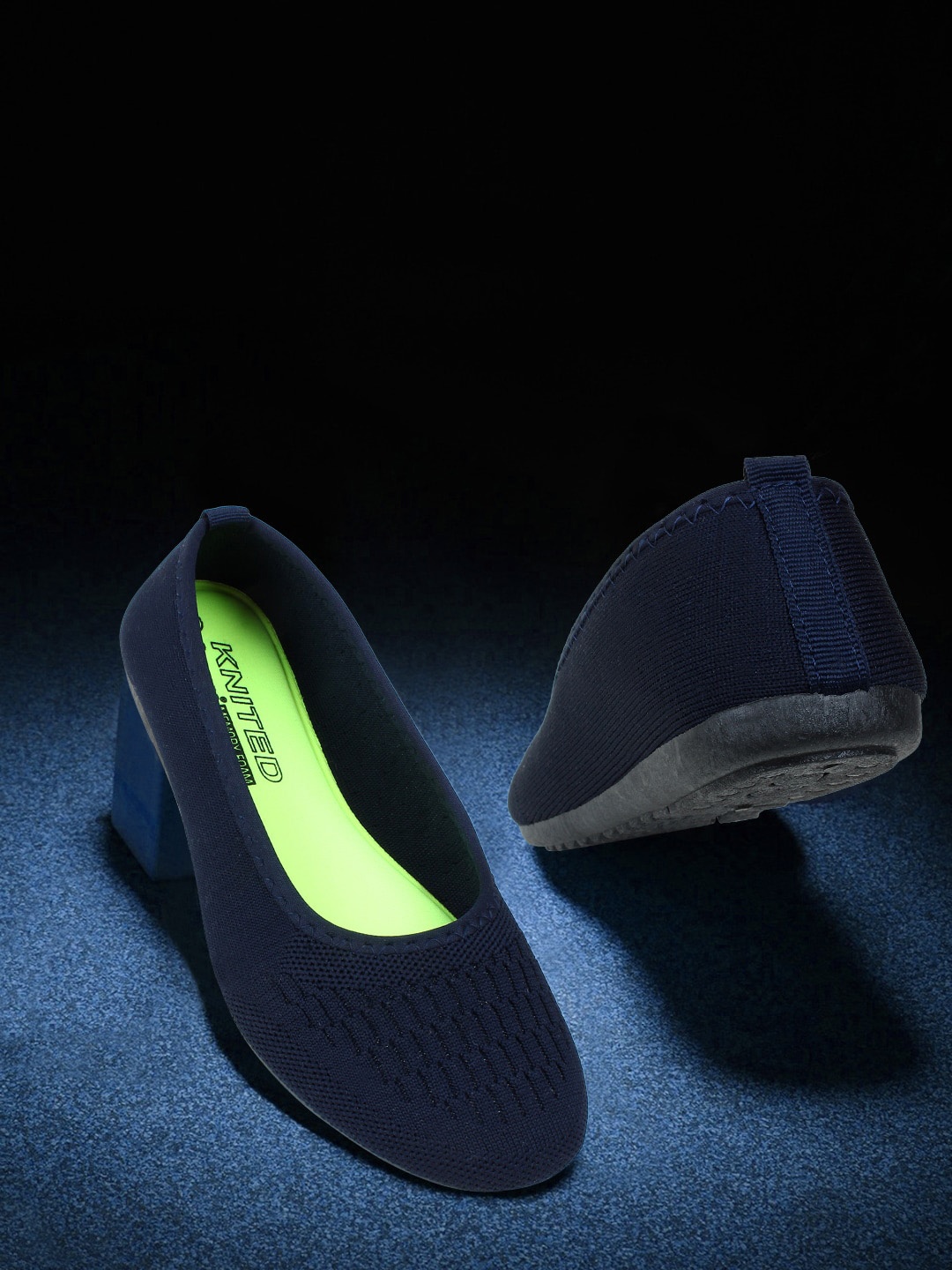 

Champs Women Navy Blue Slip-On Sneakers