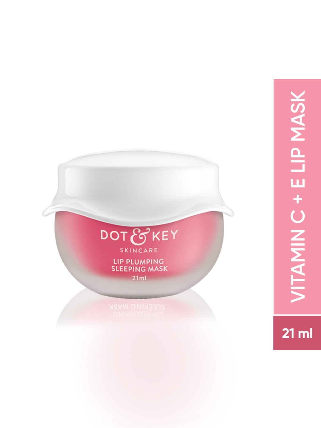 

DOT & KEY Vitamin C + E Lip Mask with Shea Butter for Dry & Dark Lips - 21 ml, Red