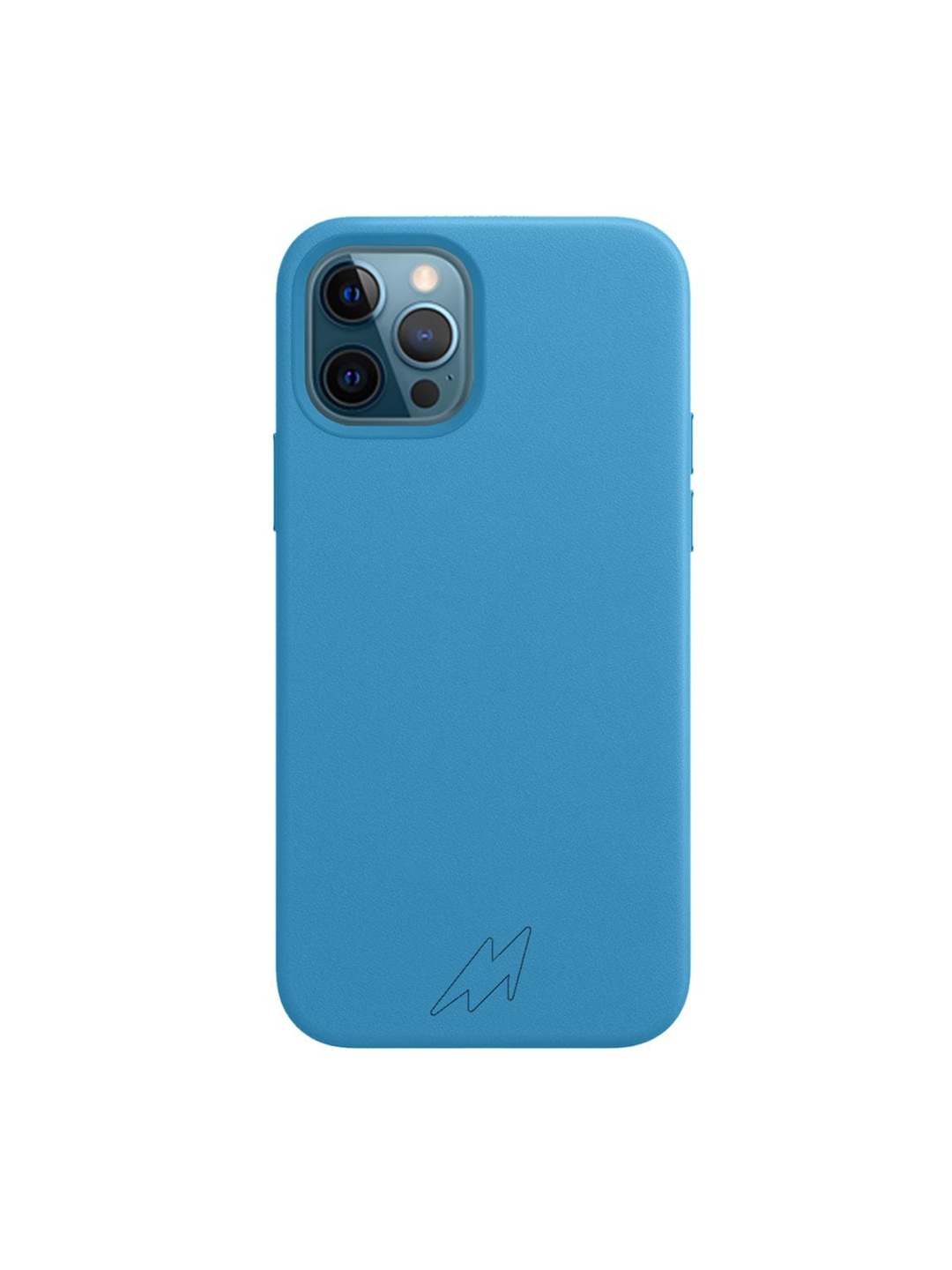

macmerise Blue Solid iPhone 12 Pro Back Case