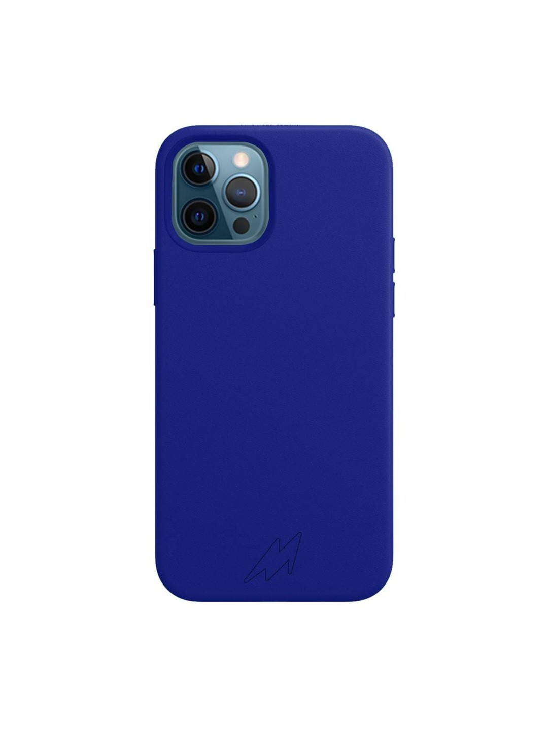 

macmerise Blue Solid iPhone 12 Pro Back Case