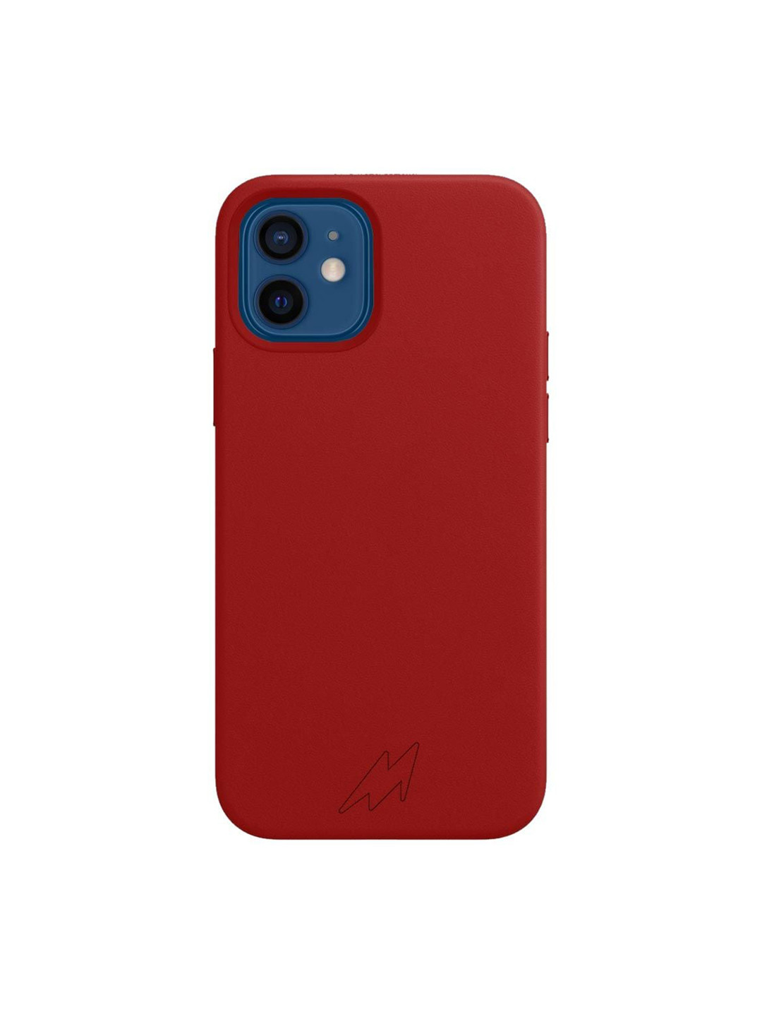 

macmerise Red Solid iPhone 12 Mini Back Case