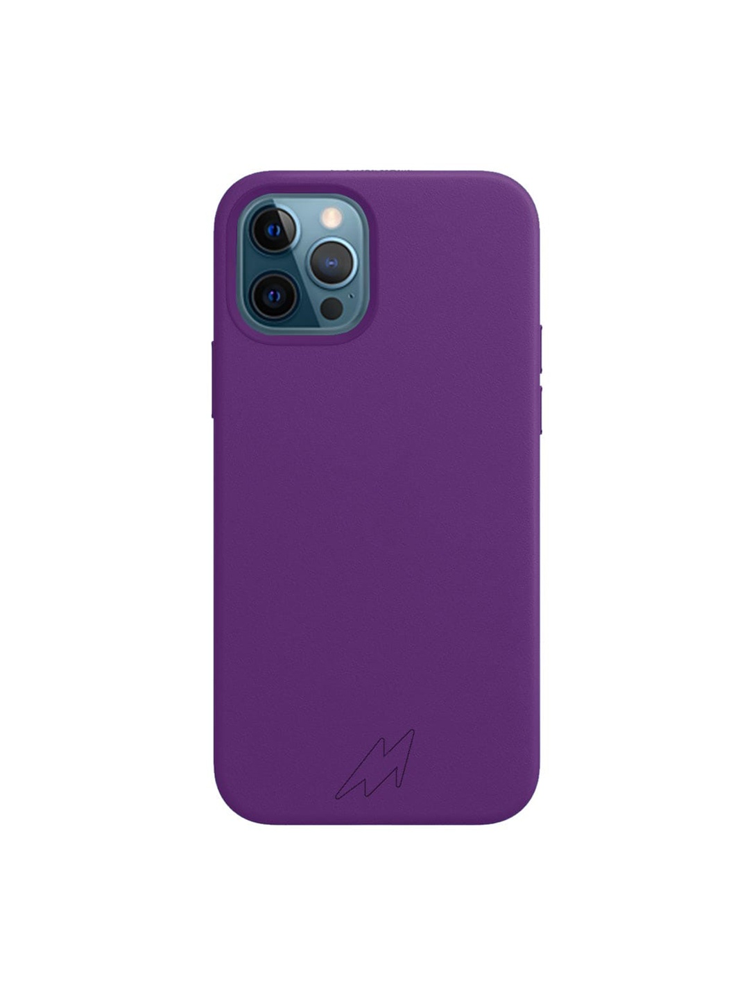 

macmerise Violet Solid iPhone 12 Pro Max Back Case