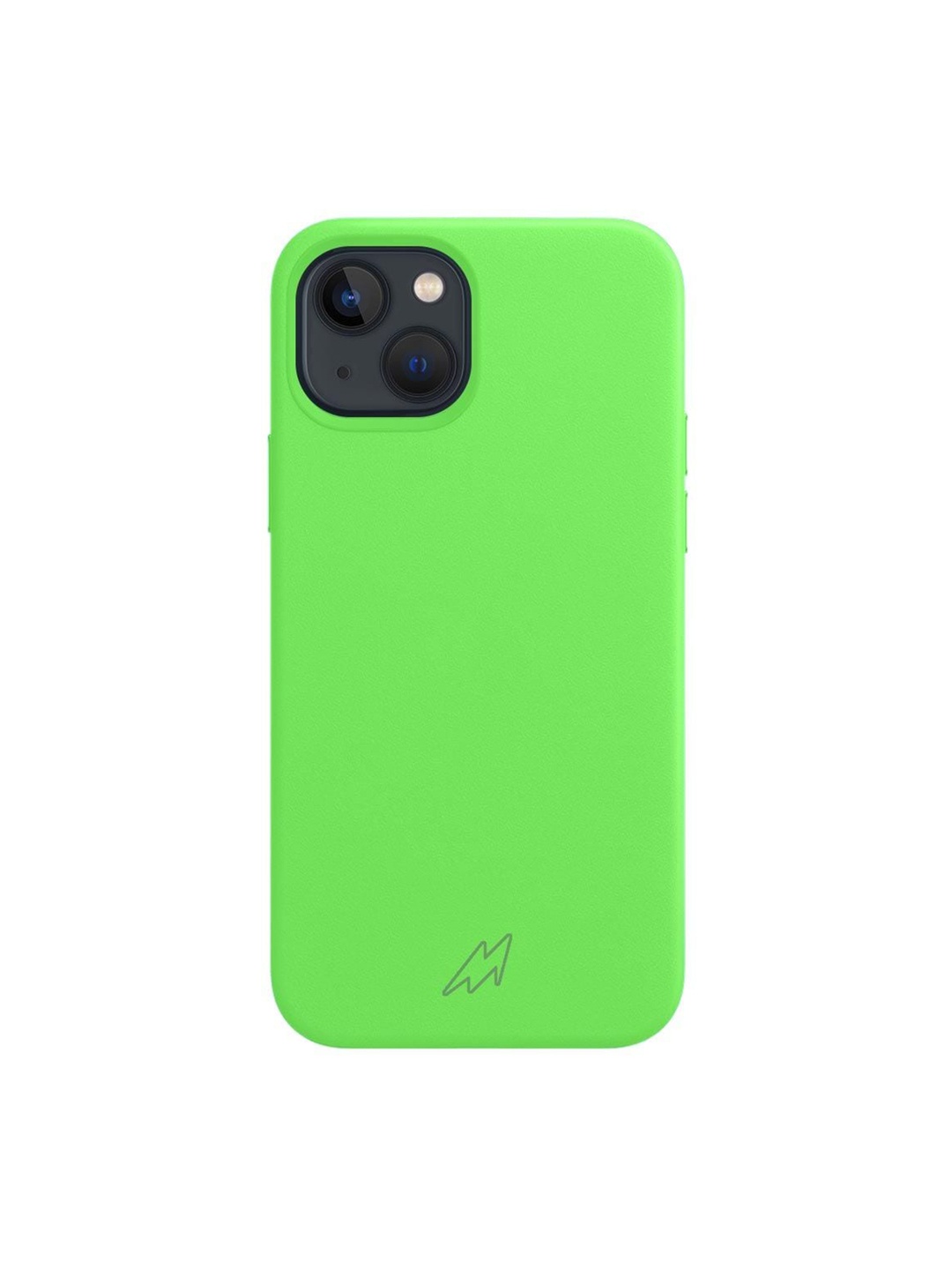 

Macmerise Silicone Leaf Green Case for iPhone 13, Multi
