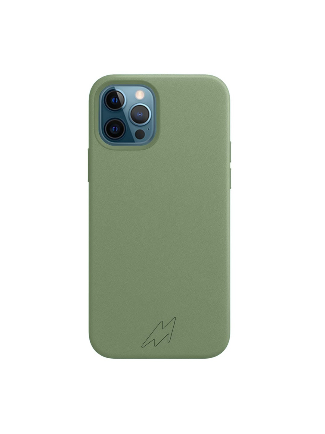 

macmerise Spearmint Green Silicone iPhone 12 Pro Max Back Case