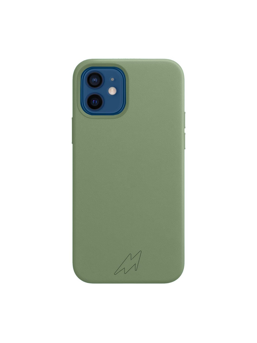 

macmerise Green Solid iPhone 12 Mini Back Case