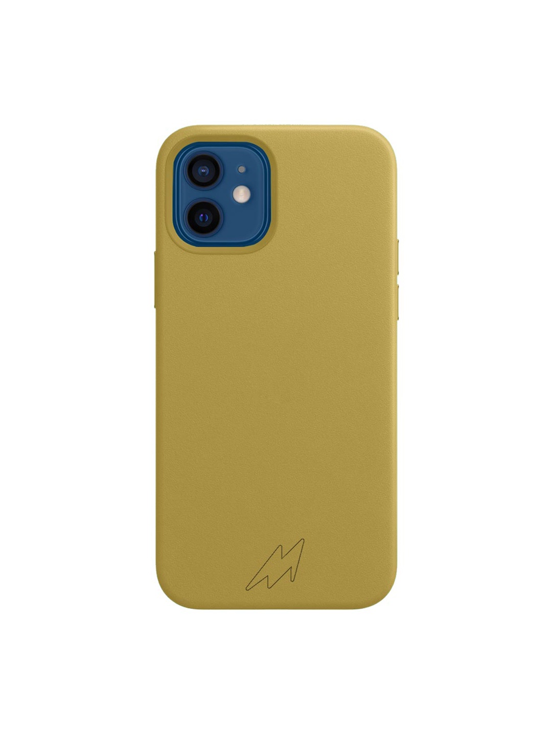 

macmerise Yellow Solid iPhone 12 Mini Silicone Back Case, Multi