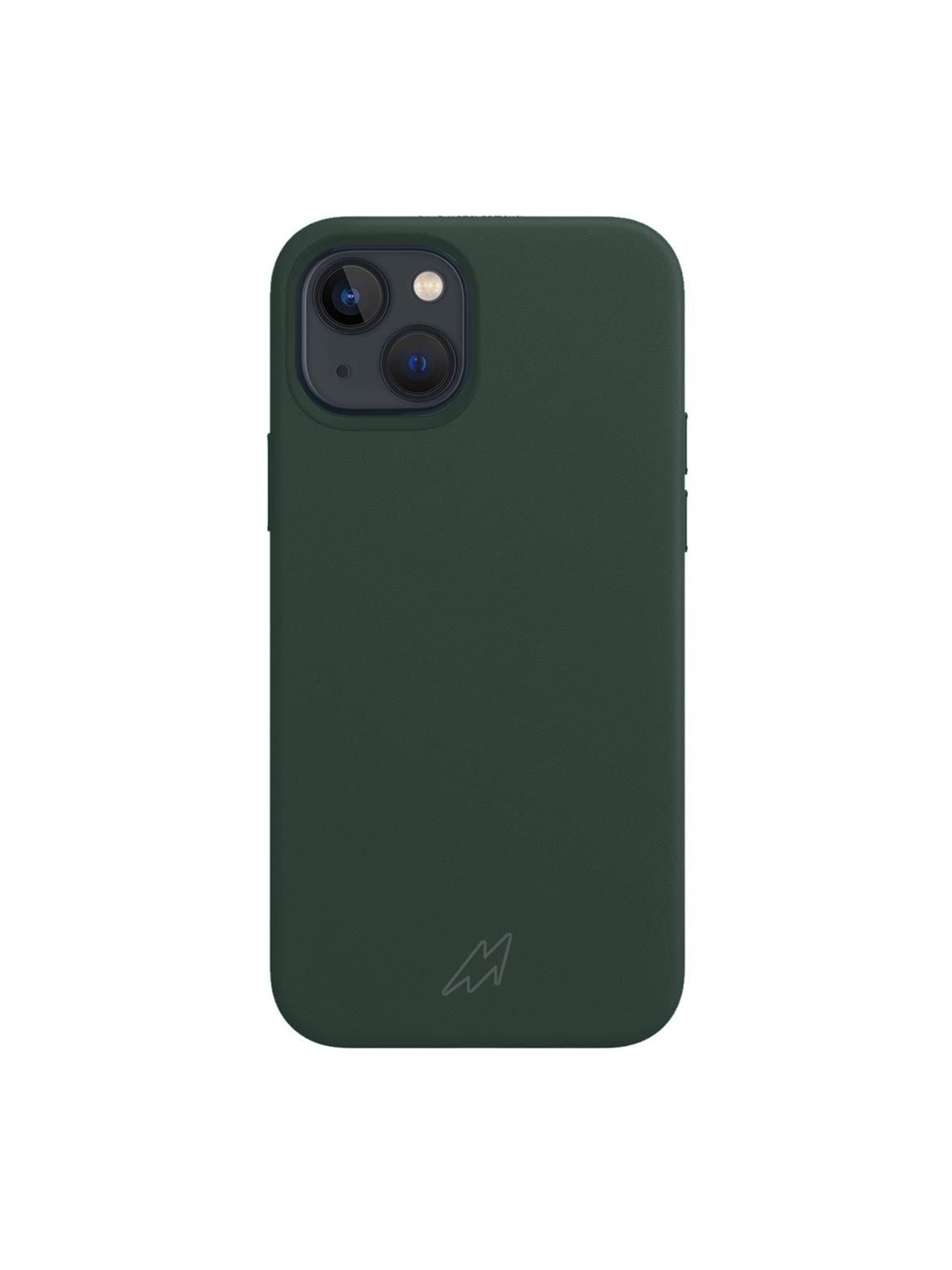 

macmerise Olive Green - Silicone iPhone 13 Mini Back Case, Multi
