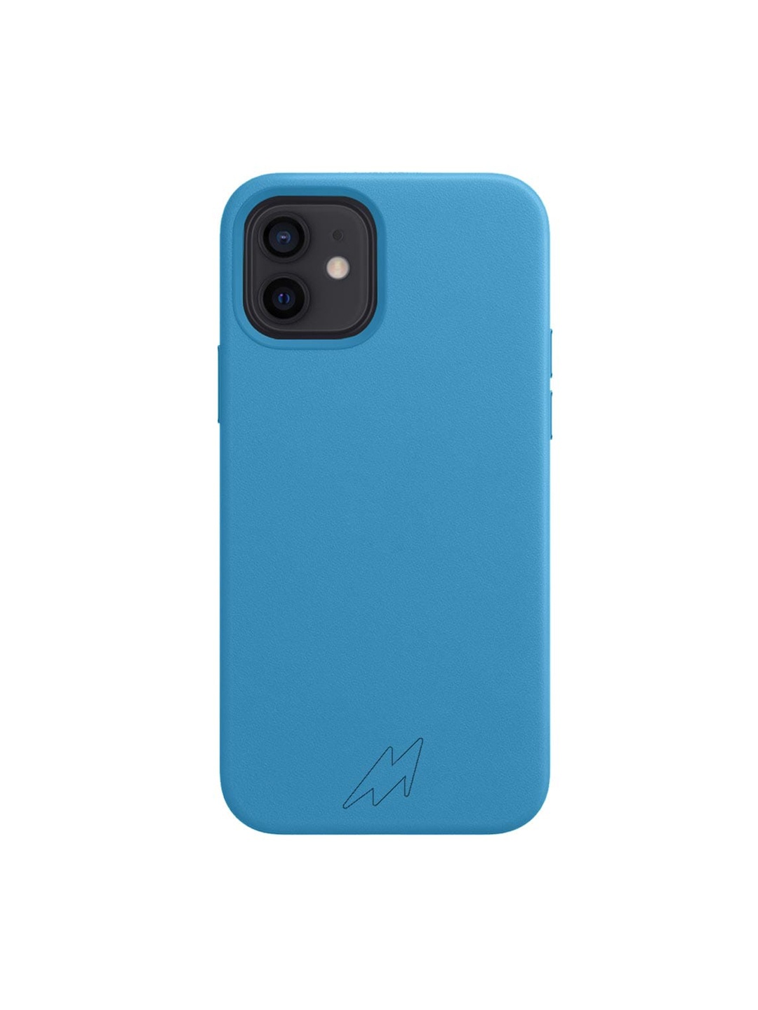 

macmerise Blue Solid iPhone 12 Back Case