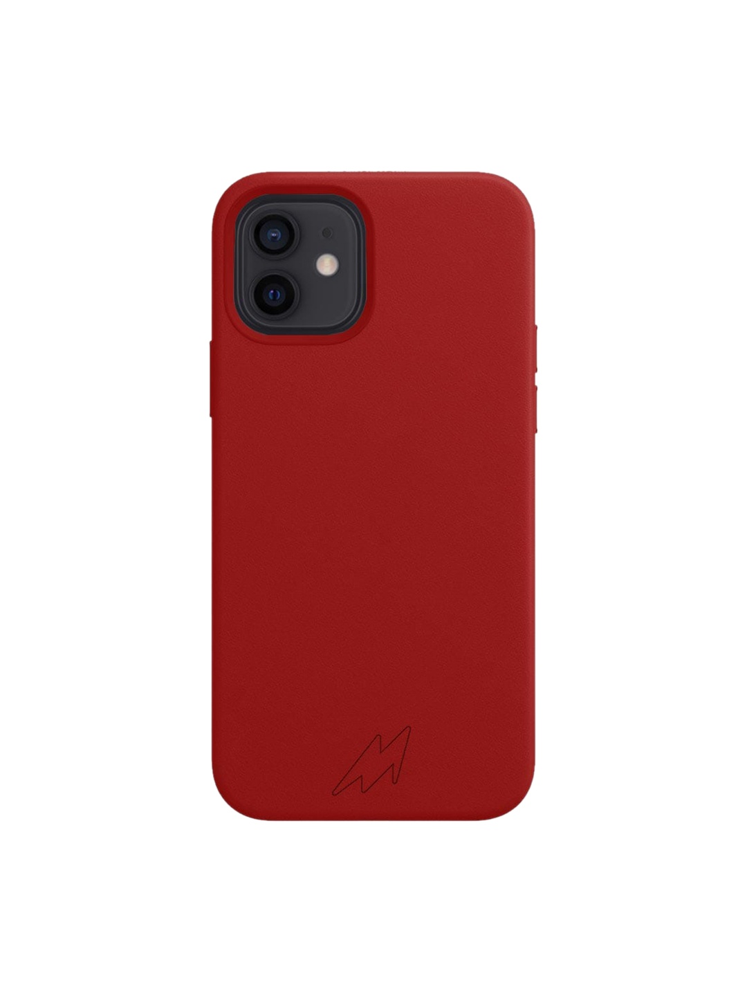 

Macmerise Silicone Red Back Case for iPhone 12, Multi