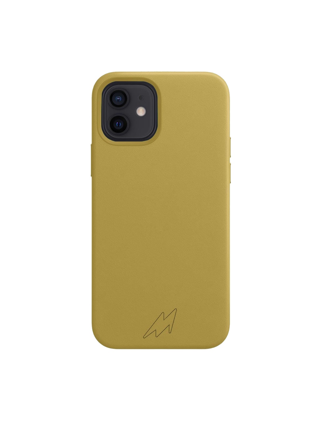 

macmerise Yellow - Silicone iPhone 12 Back Case, Multi