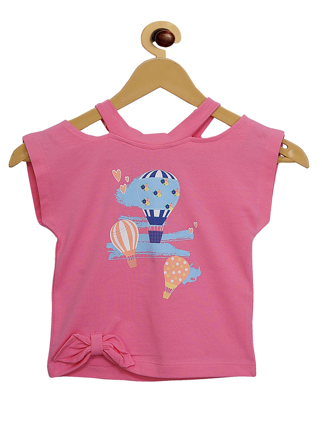 

Tiny Girl Pink Print Top