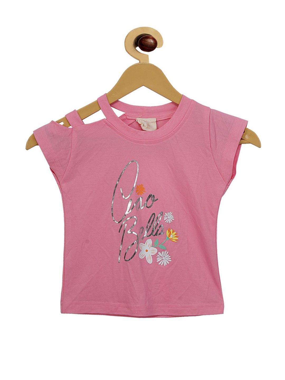 

Tiny Girl Pink Floral Printed Top