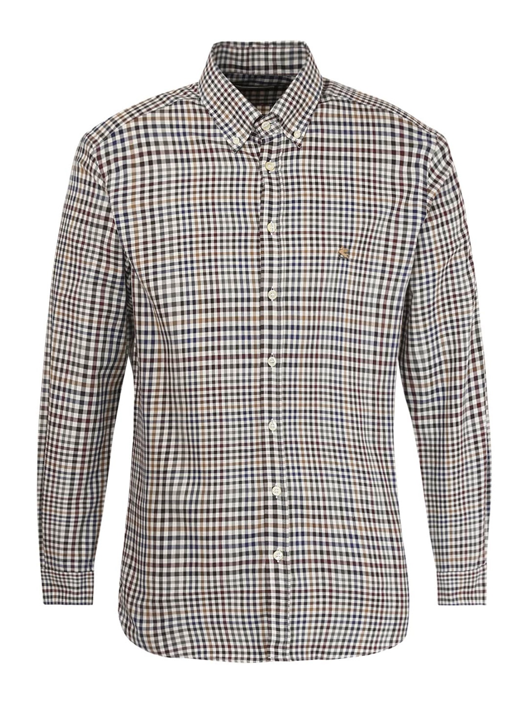 

ETRO Men Black Checked Formal Shirt