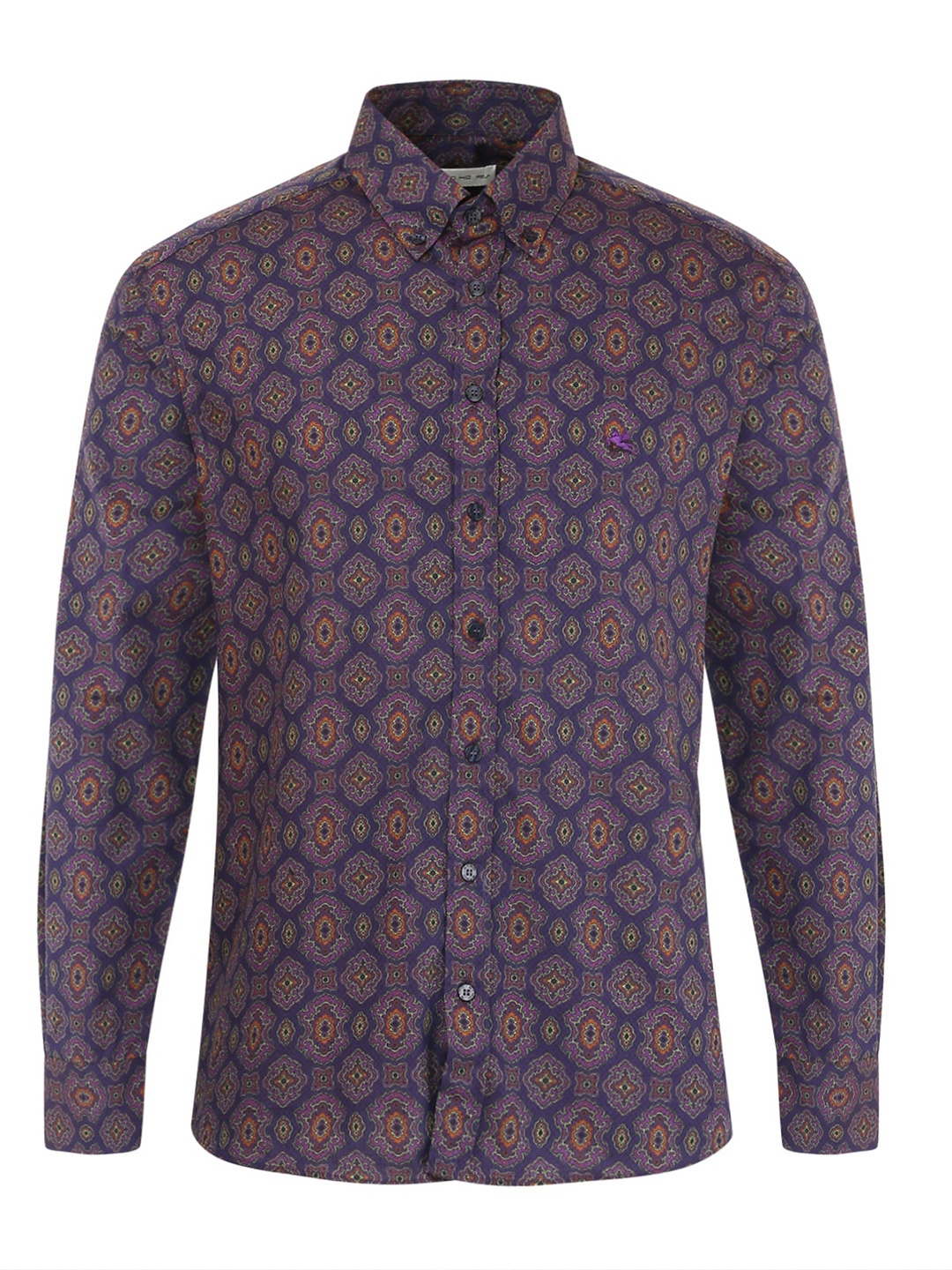 

ETRO Men Navy Blue Printed Formal Shirt