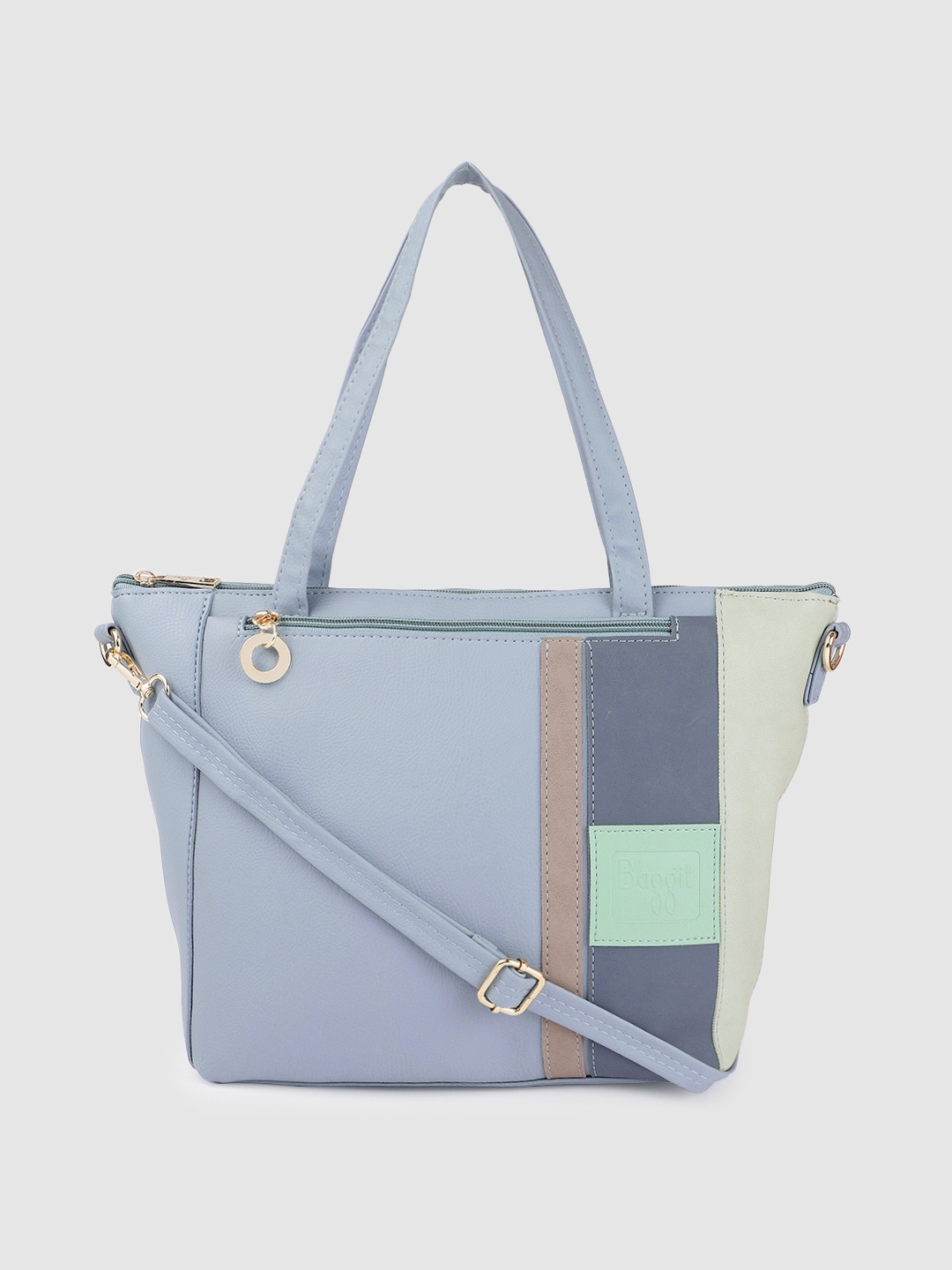 

Baggit Blue Structured Handheld Bag