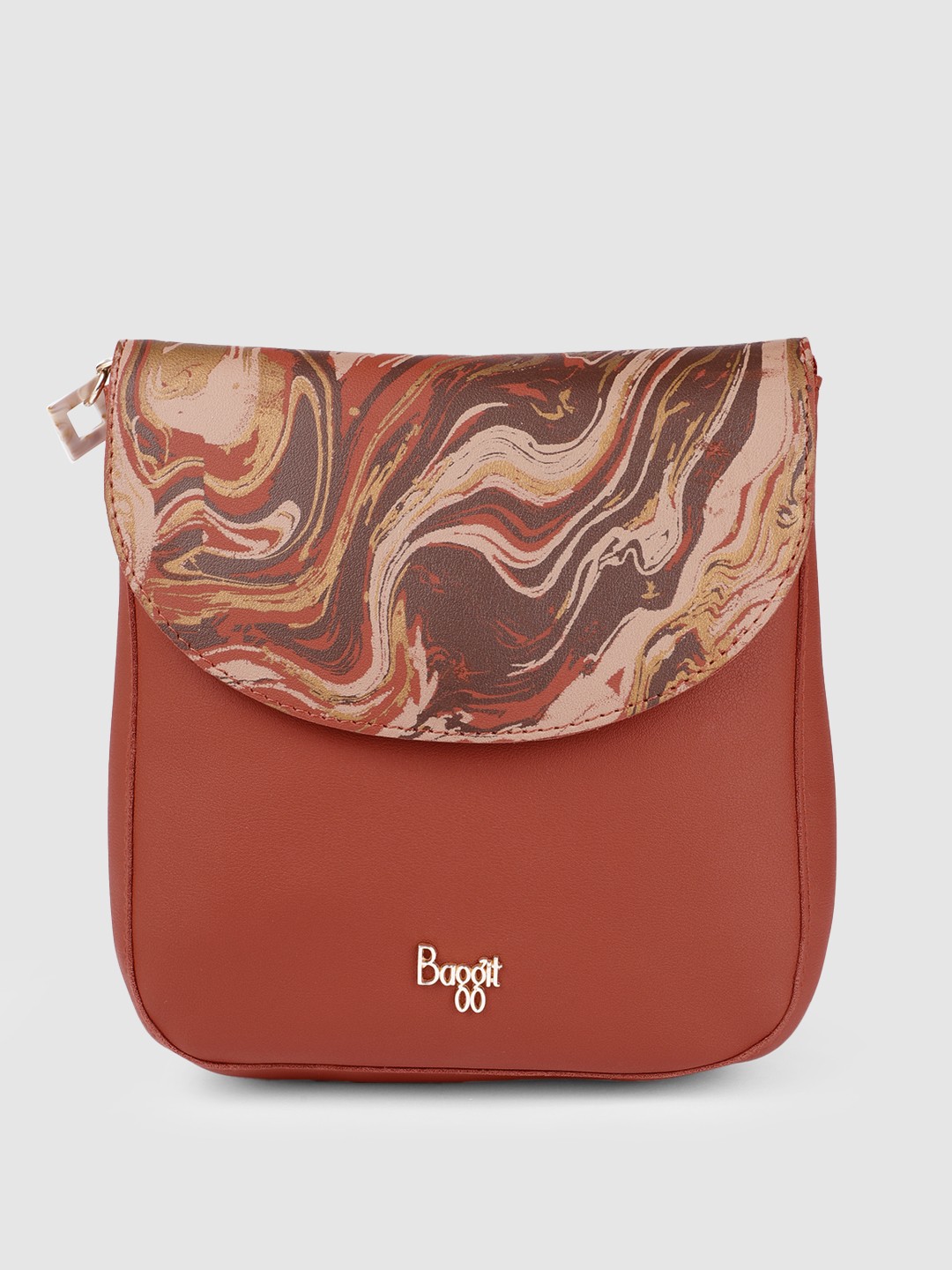 

Baggit Women Maroon Printed Backpack