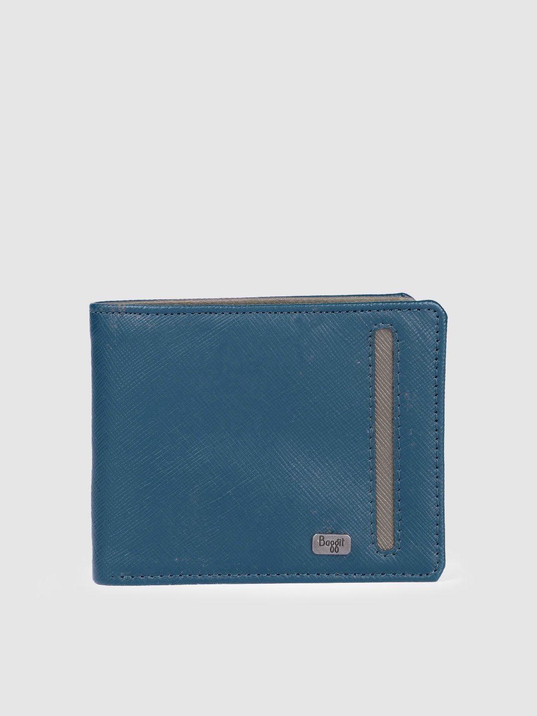 

Baggit Men Teal Two Fold Wallet