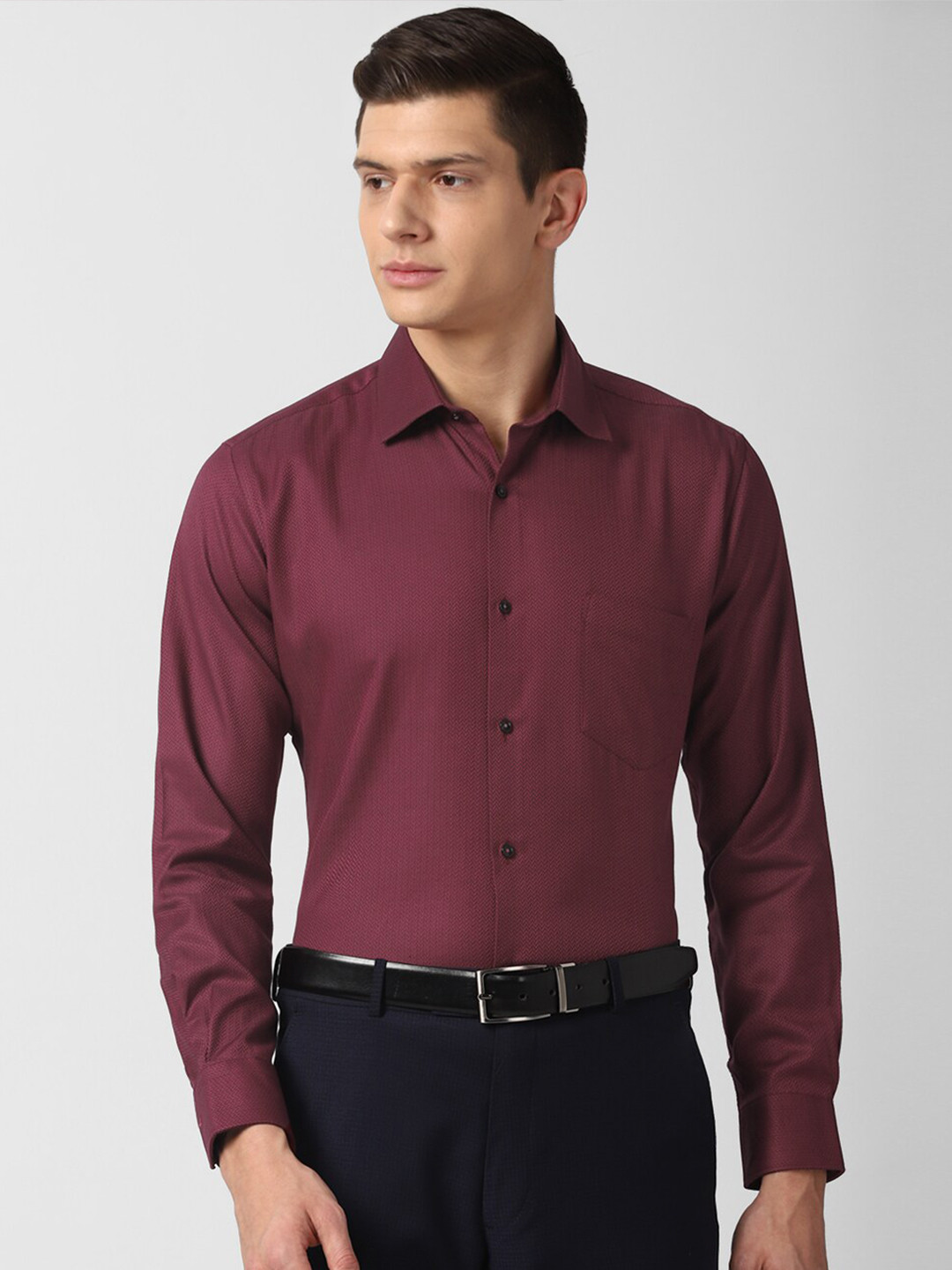 

Van Heusen Men Purple Formal Shirt