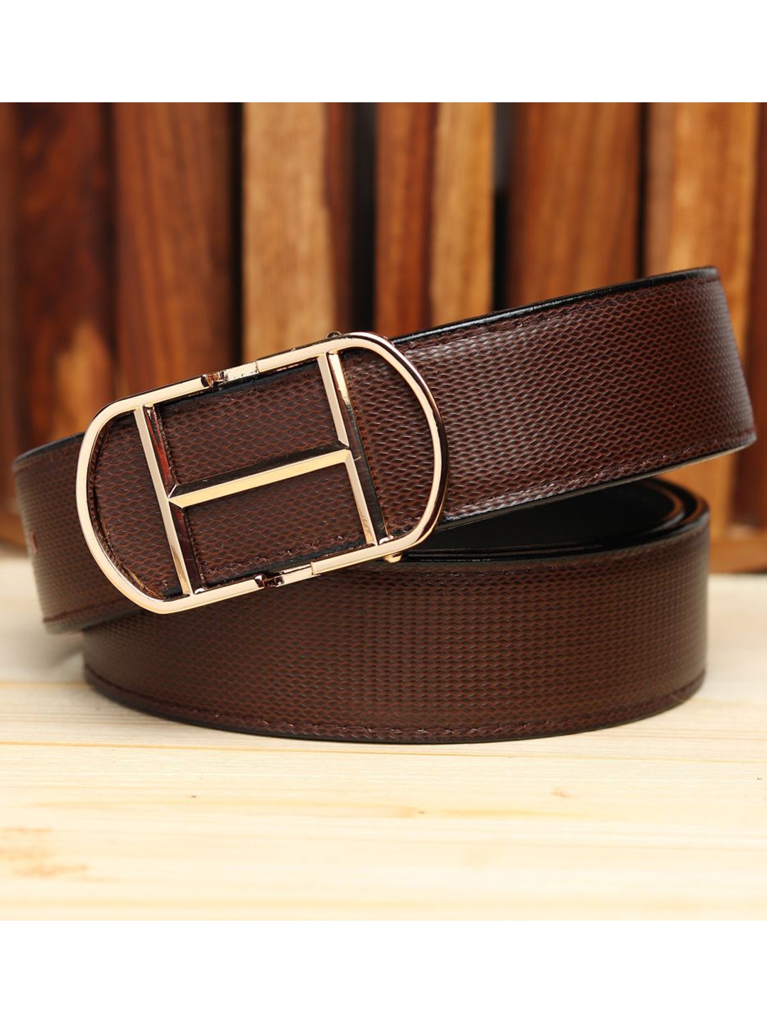 

Kastner Men Brown Textured Formal Belt