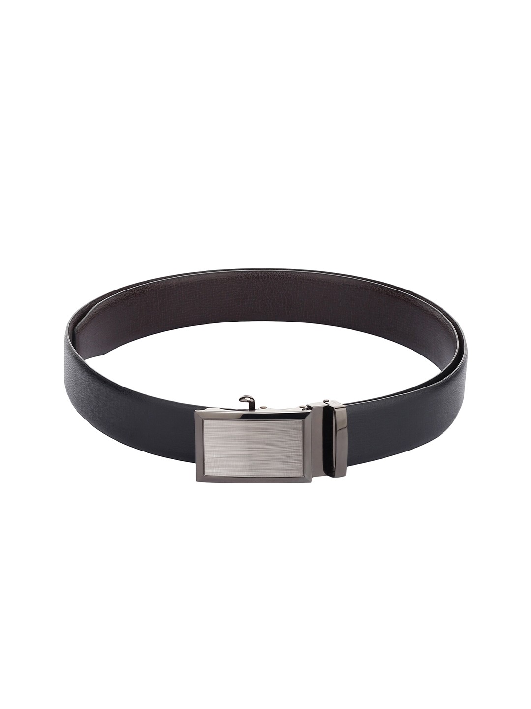 

Kastner Men Black Solid Artificial Leather Formal Belt