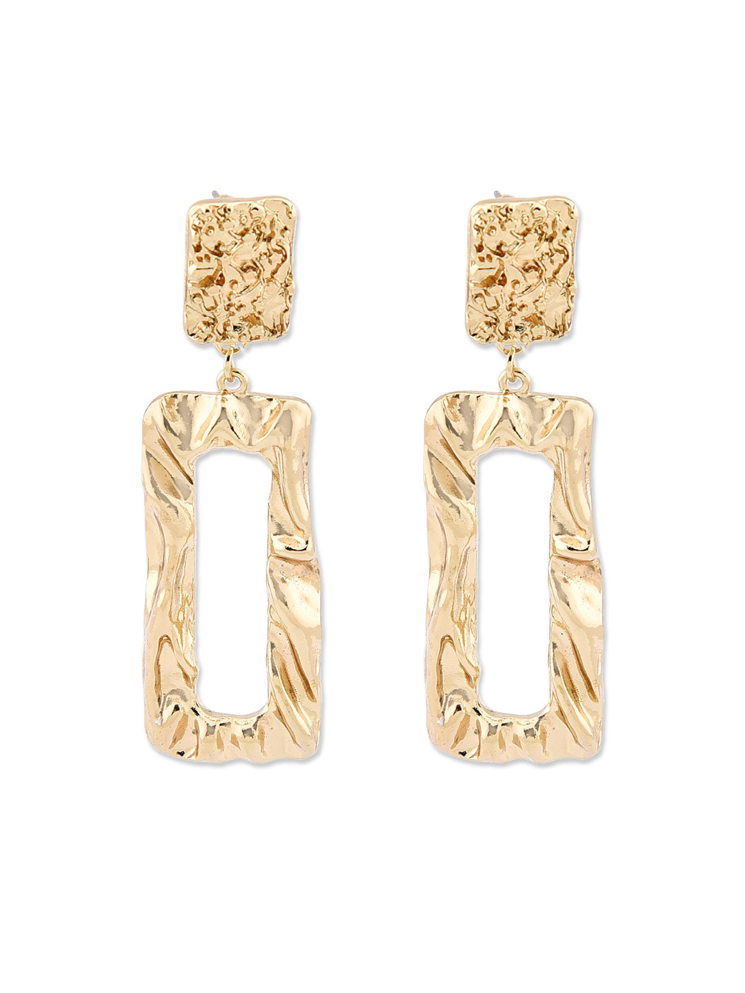 

Lilly & sparkle Gold-Plated Contemporary Drop Earrings