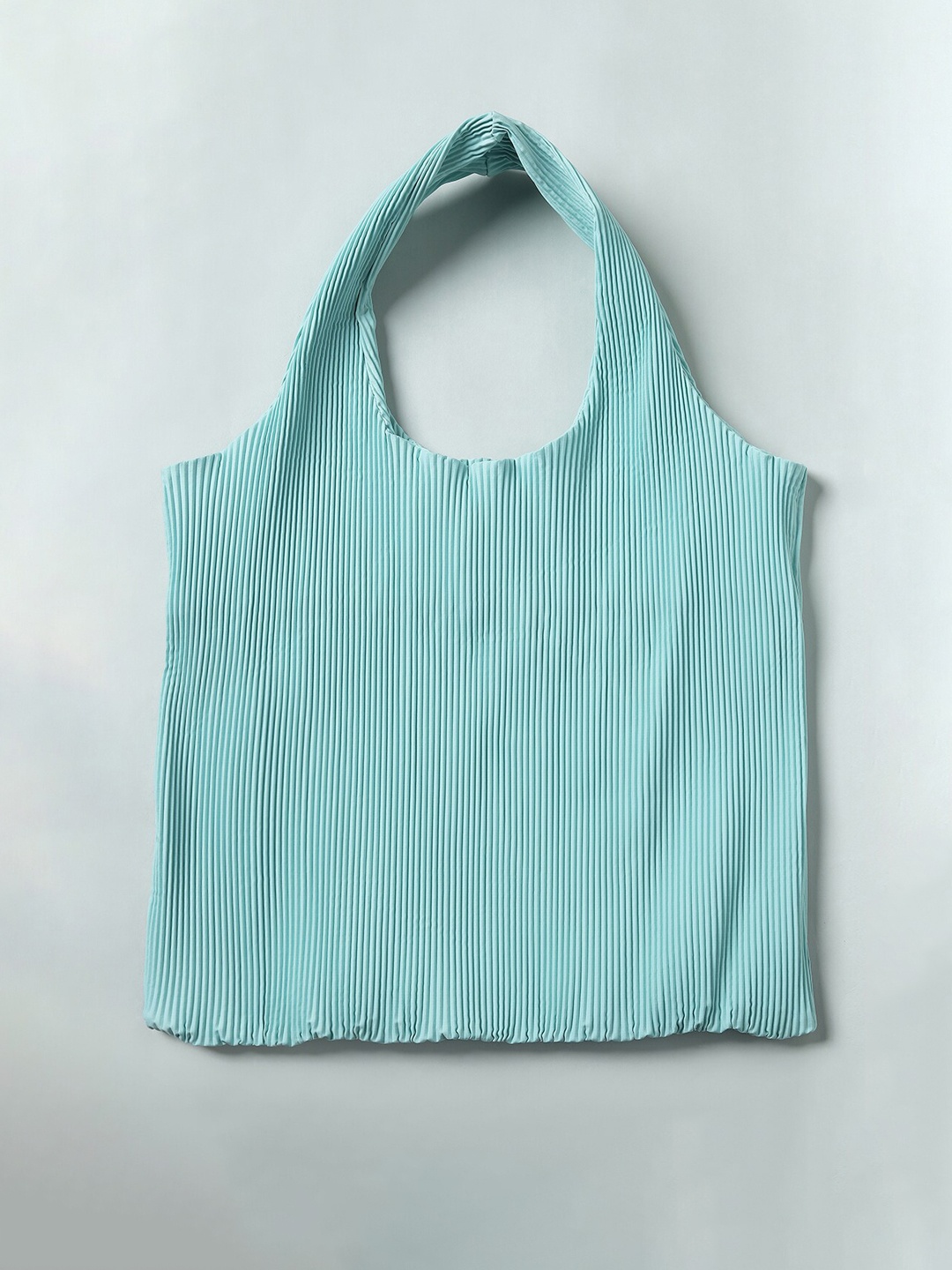 

ONLY Green Textured Oversized Shopper Tote Bag