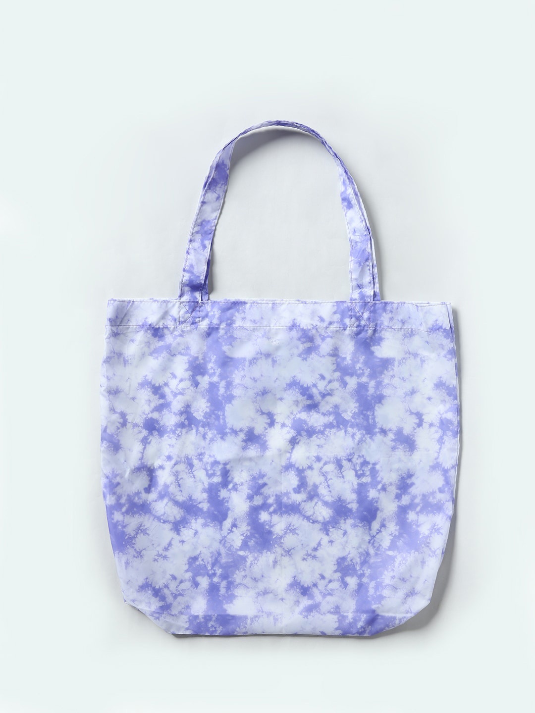 

ONLY Purple & White Oversized Shopper Tote Bag