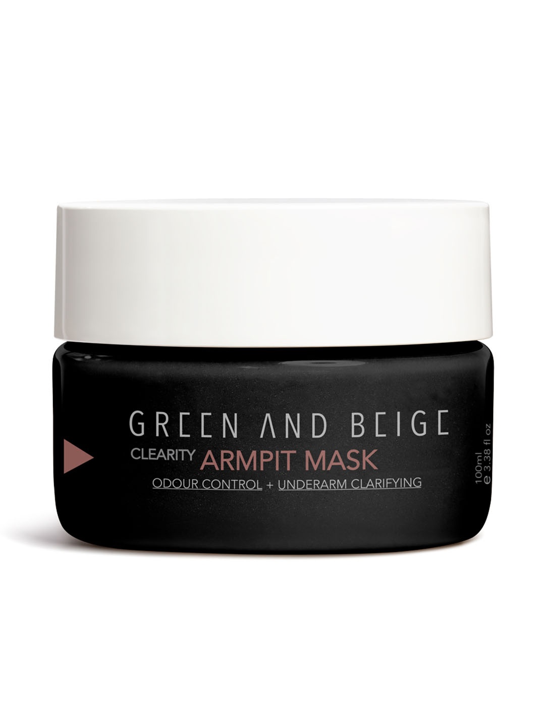 

GREEN AND BEIGE Armpit Detox Mask for Pore Cleaning & Removes Odour - 100 g, Black