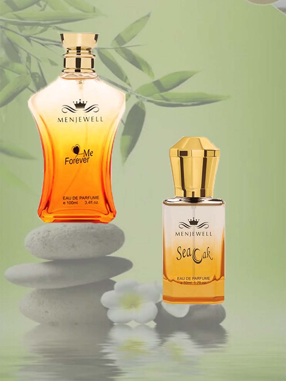 

Menjewell Set of Love Me Forever 100 ml & Sea Oak Aqua Fresh 50 ml Eau De Parfum, Orange