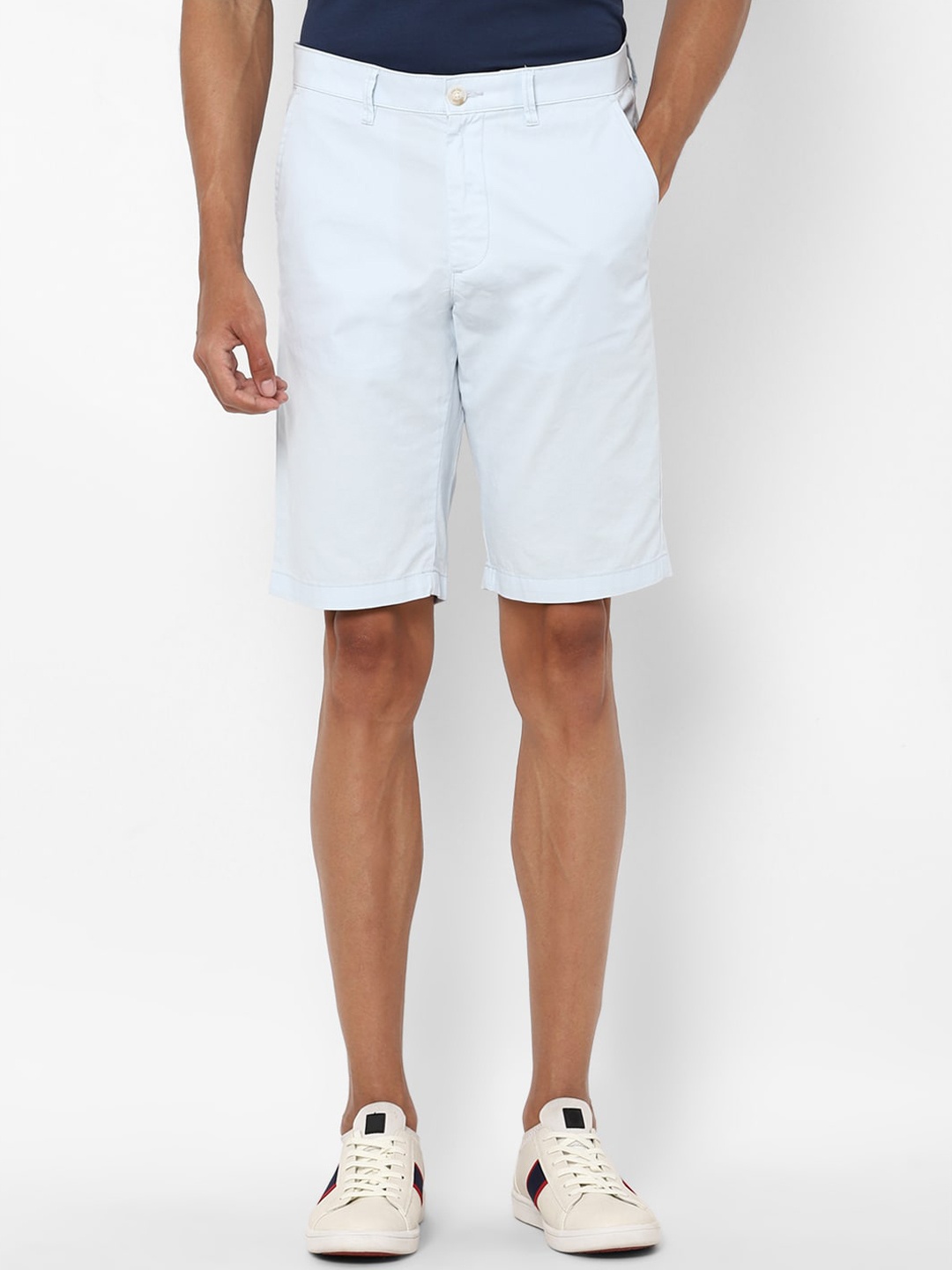 

Allen Solly Men Blue Slim Fit Cotton Shorts