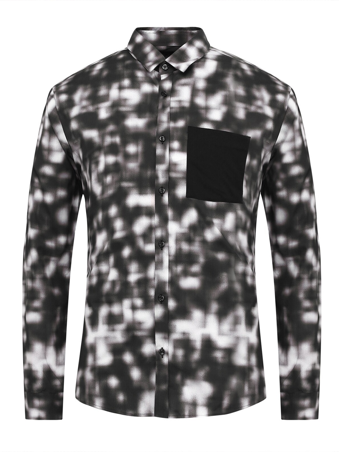

HUGO Men Black Printed Casual Shirt