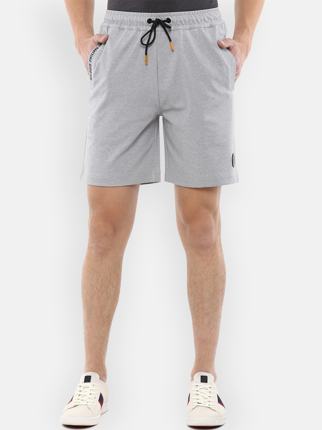 

Louis Philippe ATHPLAY Men Grey Slim Fit Shorts