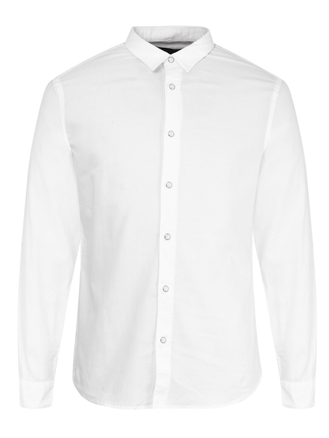 

JOHN VARVATOS Men White Regular Fit Cotton Casual Shirt