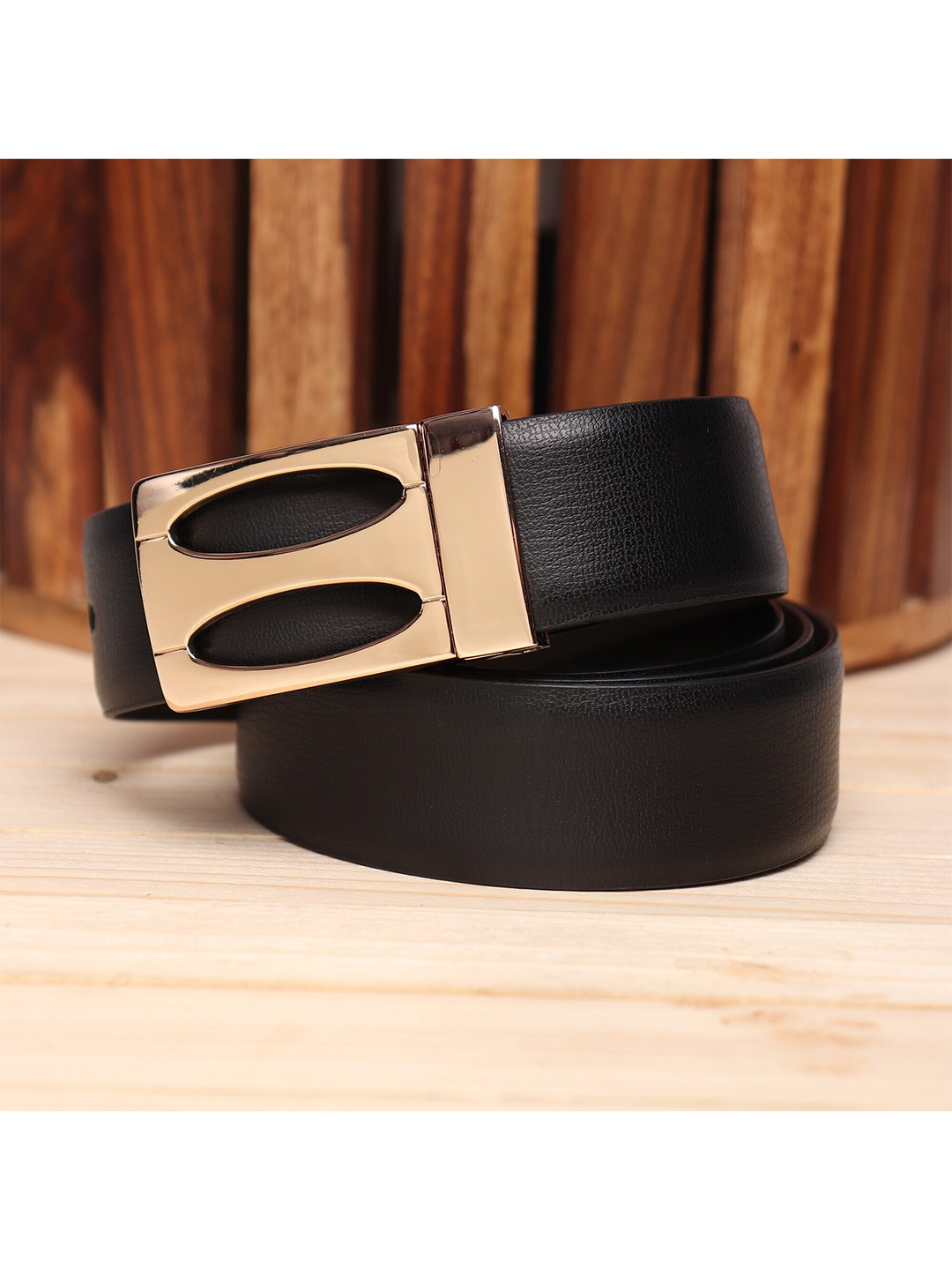 

Kastner Men Black Textured Reversible Formal Belt