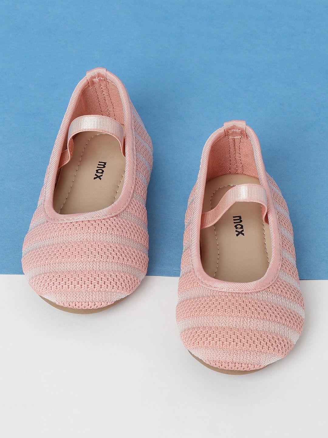 

max Girls Pink Ballerinas Flats