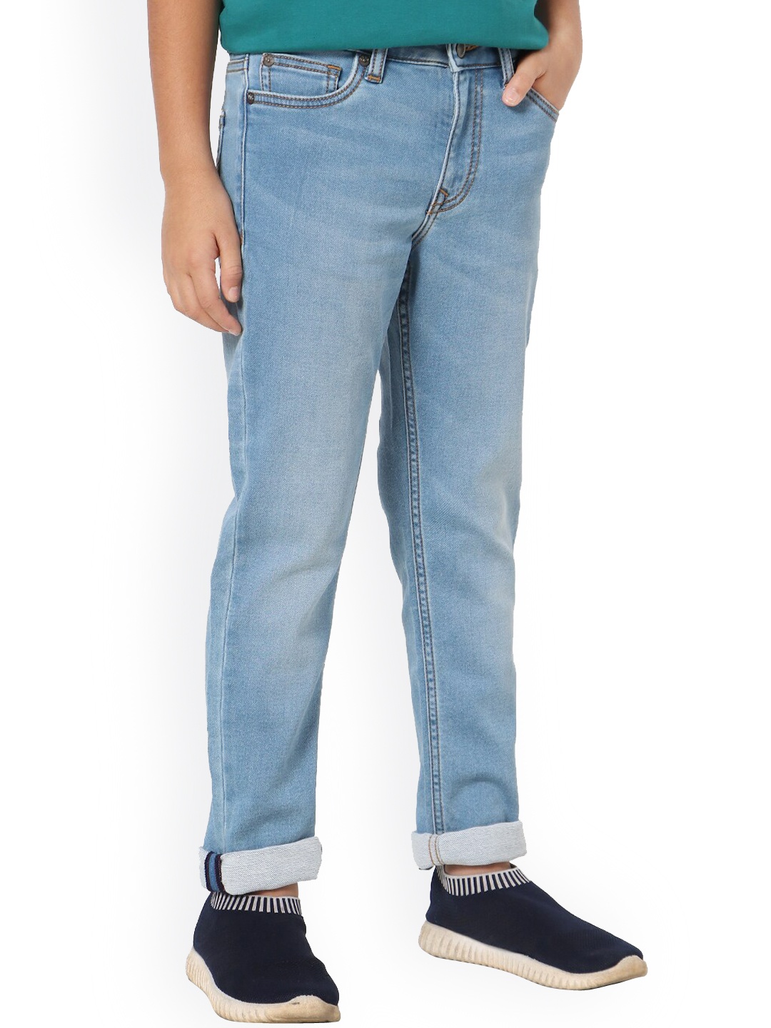 

Jack & Jones Boys Blue Regular Fit Stretchable Jeans