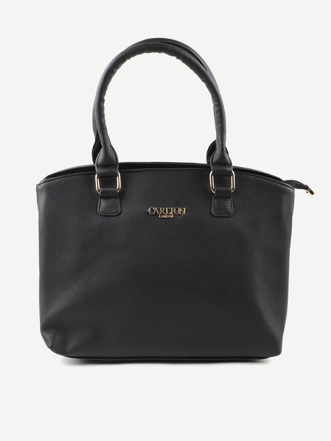 

Carlton London Black Structured Handheld Bag