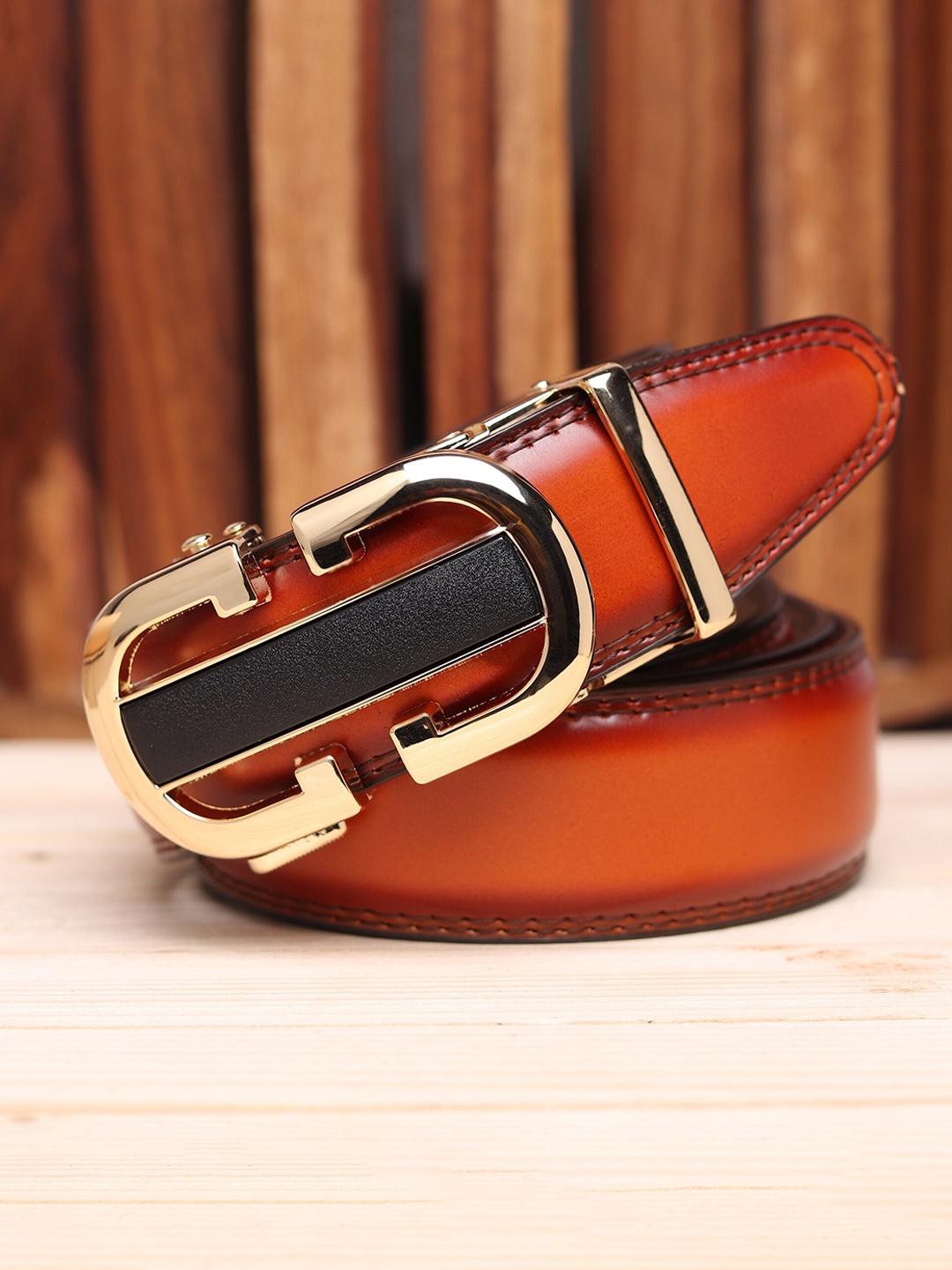 

Kastner Men Tan Leather Belt