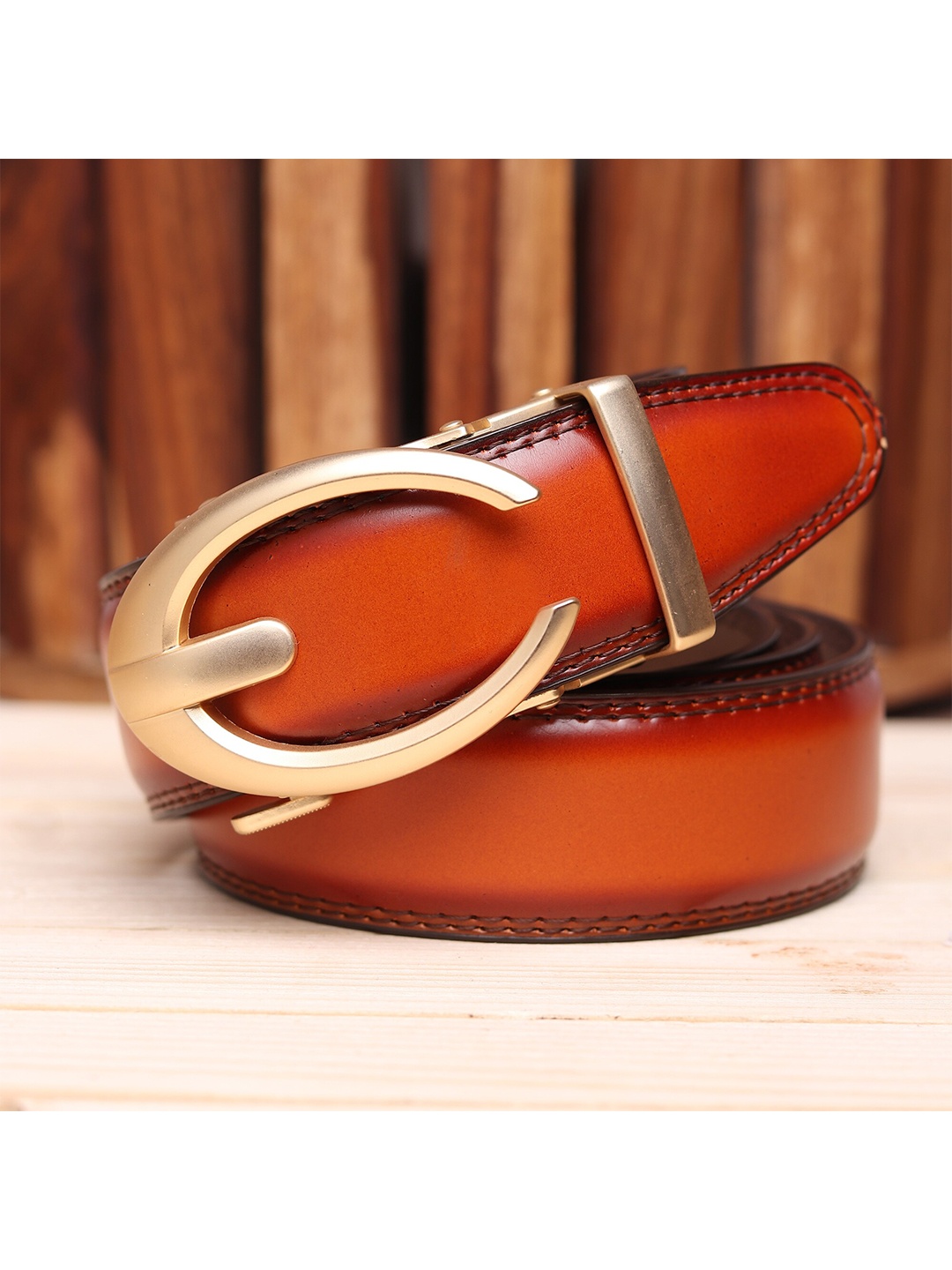 

Kastner Men Tan Leather Belt