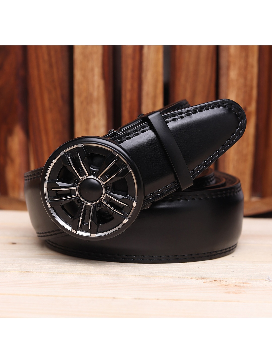 

Kastner Men Black Leather Belt