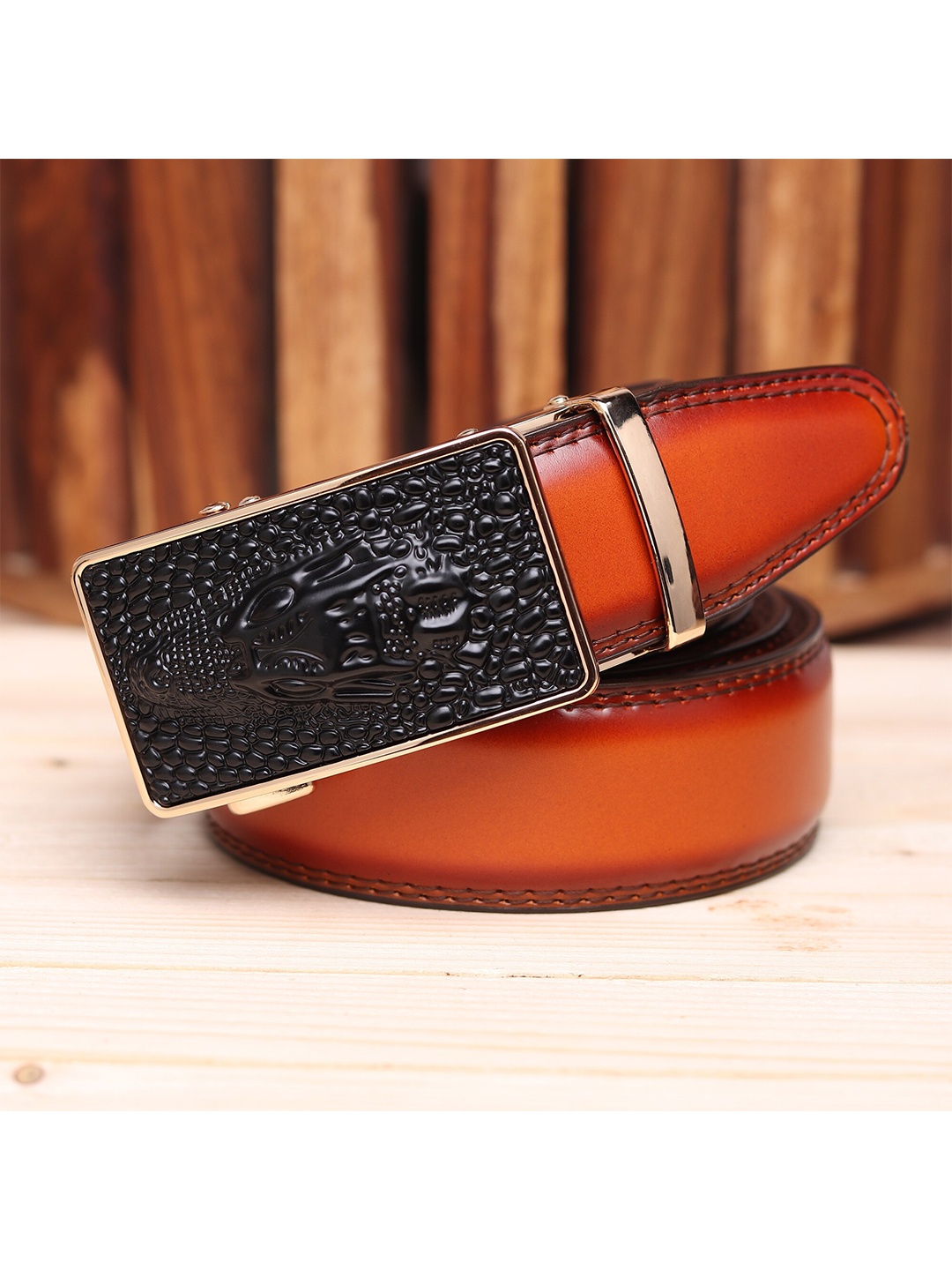 

Kastner Men Tan Formal Belt