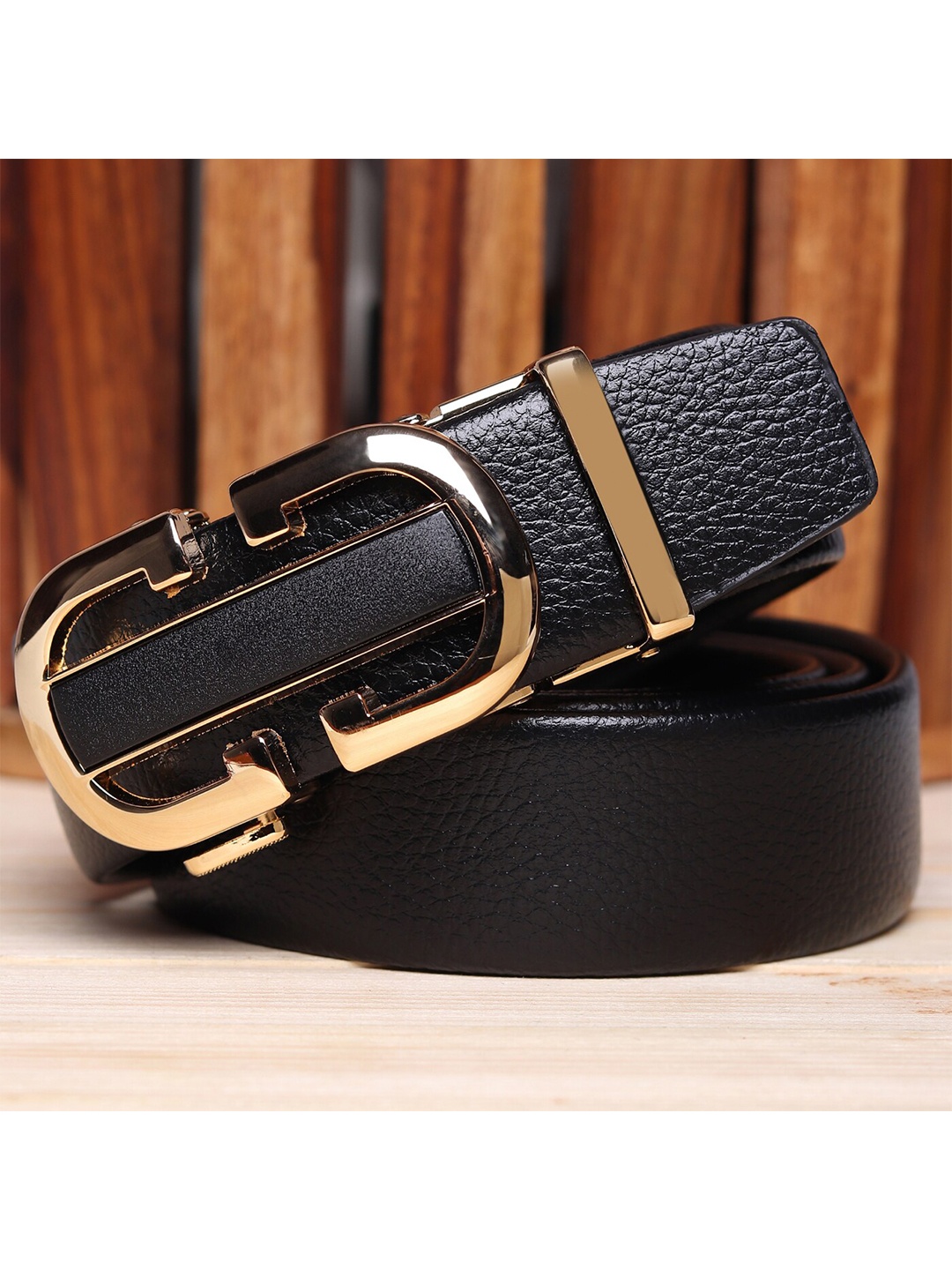 

Kastner Men Black Leather Belt