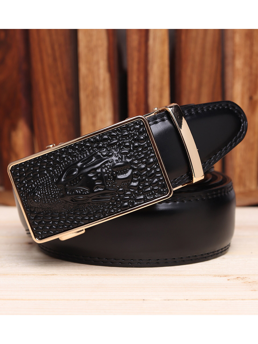 

Kastner Men Black Solid Belt