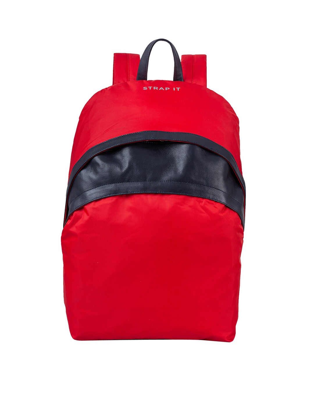 

STRAP IT Unisex Red Water Resistant 15 inch Laptop Backpack