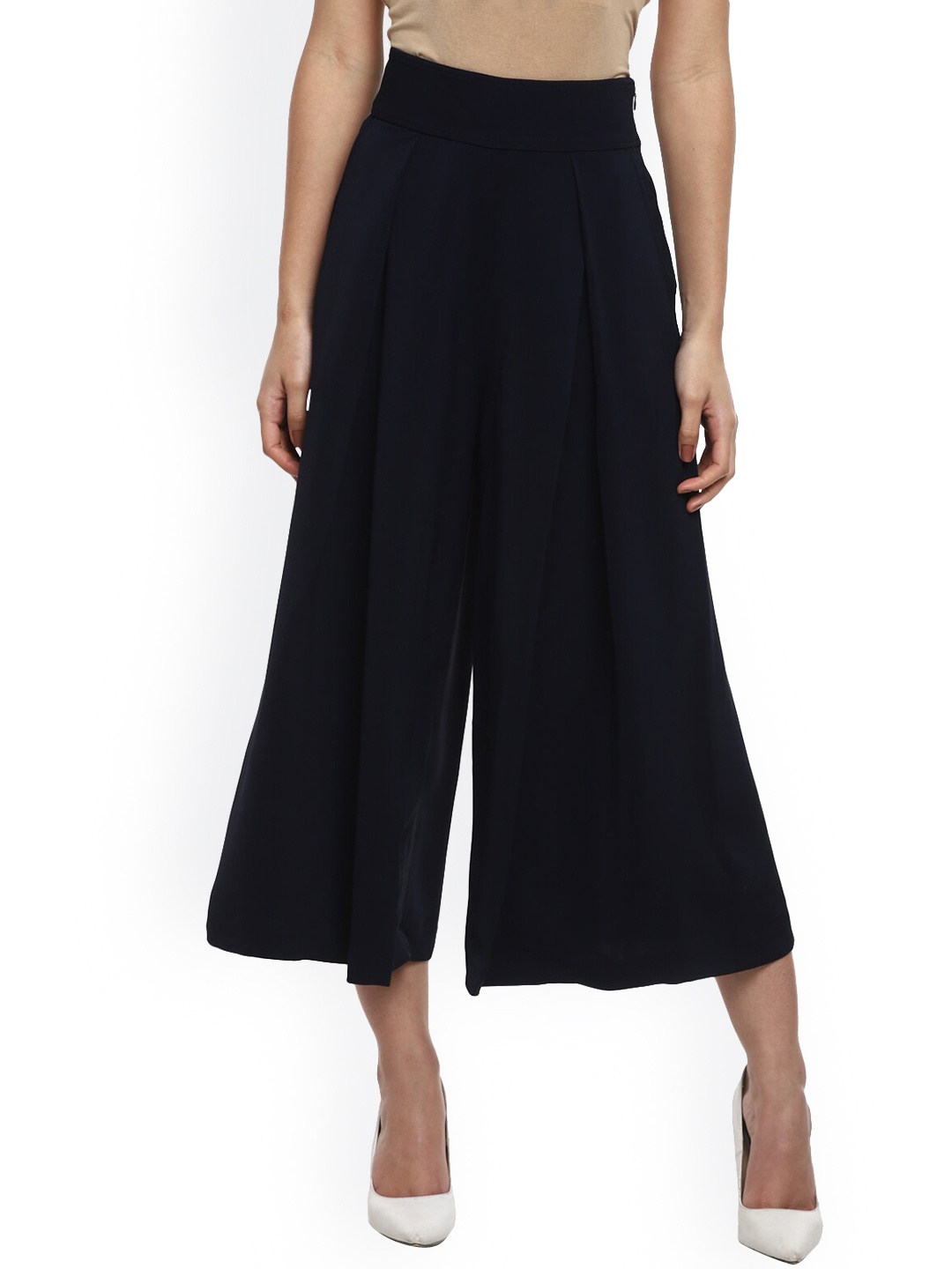 

Polo Ralph Lauren Women Black Pleated Culottes